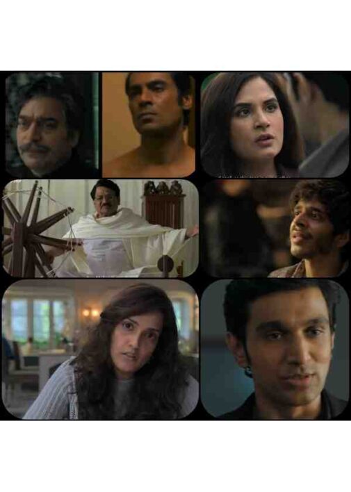 Look of Various Actors in The Great Indian Murder series